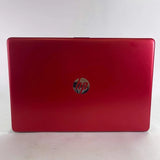 HP 15-bs134wm 15.6″ HD Laptop Intel Pentium® Gold 4417U @ 2.3 GHz (4GB RAM, 500GB HDD) Webcam CD DVD Windows 10, Scarlet Red