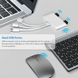 5-in-1 SD Card Reader Memory Card Reader USB 3.0 OTG Adapter For iPhone, iPad