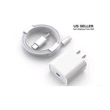 20W USB-C Fast Charger PD Adapter + 3FT Cable For iPhone 14/13/12/11 Pro iPad