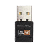 Dual Band 2.4/2.5Ghz AC600 Mbps Wireless USB WiFi Network Adapter 802.11