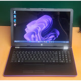 HP Laptop 15-BW038CL 15.6" AMD A12-9720P Quad-Core CPU @ 2.70 to 3.80 GHz, AMD Radeon R7 Graphics (12GB RAM, 256GB SSD) CD DVD, Windows 11 Pro - Purple