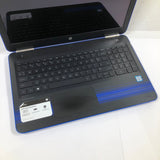 Blue HP PAVILION 15-au087cl 15.6" Touchscreen Laptop, Intel Core i5-6200U (8GB RAM, 500GB SSD) CD DVD, BACKLIT KEYBOARD, WINDOWS 11