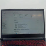 MSI Thin GF65 9SEXR 15.6" Gaming Laptop Intel Core i5-9300H @ 2.40GHz (8GB RAM, 512GB SSD) NVIDIA GeForce RTX 2060, Windows 11, Backlit Keys