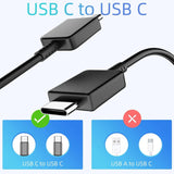 45W Fast Wall Charger 6FT Type USB-C Cable For iPhone, Samsung Galaxy