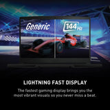 msi GV15 15.6" 144Hz Gaming Laptop Core i5-11 (12GB 256GB NVMe, 500GB ) GTX 1650