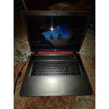 RED HP Pavilion Laptop 17z-g000 17.3" FHD Laptop, AMD A6-6310 APU, AMD RADEON R4 GRAPHICS (12GB RAM, 500GB HDD) Windows 10, CD DVD