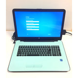 Rare HP 17-x024cy 17.3" Laptop, Intel Pentium N3710 (16GB DDR4 RAM, 1TB HDD) Windows 10, CD DVD, Teal