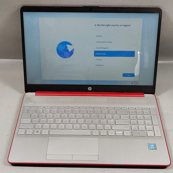 RED HP Laptop 15-EG0067ST 15.6