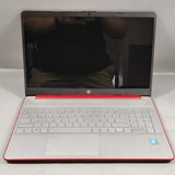 RED HP Laptop 15-EG0067ST 15.6" Pentium Silver N5030 @ 1.1GHz (4GB RAM, 500GB SSD) Windows 11, Webcam