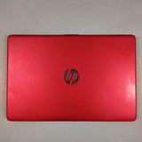 RED HP Laptop 15-EG0067ST 15.6" Pentium Silver N5030 @ 1.1GHz (4GB RAM, 500GB SSD) Windows 11, Webcam