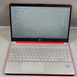 RED HP Laptop 15-EG0067ST 15.6" Pentium Silver N5030 @ 1.1GHz (4GB RAM, 500GB SSD) Windows 11, Webcam