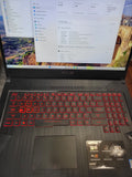 Asus TUF A17 FX705G 17.3" Gaming Laptop Intel Core i7-8750H @ 2.2GHz (16GB RAM 512GB SSD) Windows 11 Home, GeForce GTX 1060, Backlit Keys