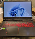 Acer Nitro 5 AN517-52-52T3, 17.3" GAMING LAPTOP, Intel Core i5-10300H @ 2.5GHz (16GB RAM, 512GB SSD + 1TB HDD) GeForce GTX 1650, Windows 11, Backlit Keyboard