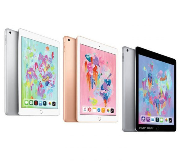 Apple iPad 6th Generation 32GB, 128GB (Silver, Gray, Gold) Wi-Fi