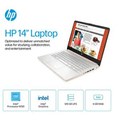 NEW HP 14" Laptop, Intel N150 3.6GHz Turbo (4GB RAM, 128GB SSD) Windows 11 + Microsoft Office 365 1yr FREE