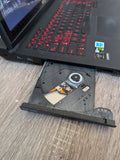 Asus ROG G751J Gaming Laptop, 17.3" Display, Intel i7-4720HQ @ 2.60 GHz (16GB RAM, 128GB SSD + 1TB HDD) NVIDIA GEFORCE GTX 965M Windows 10, Backlit Keyboard *BAD KEYS&*