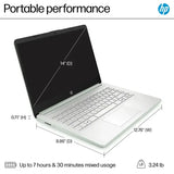 NEW HP 14" Laptop, Intel N150 3.6GHz Turbo (4GB RAM, 128GB SSD) Windows 11 + Microsoft Office 365 1yr FREE