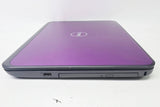 Purple Dell Inspiron 5537 15.6" Laptop/Notebook Intel Core i5-4200U (8GB RAM, 500GB SSD) Windows 11, CD DVD