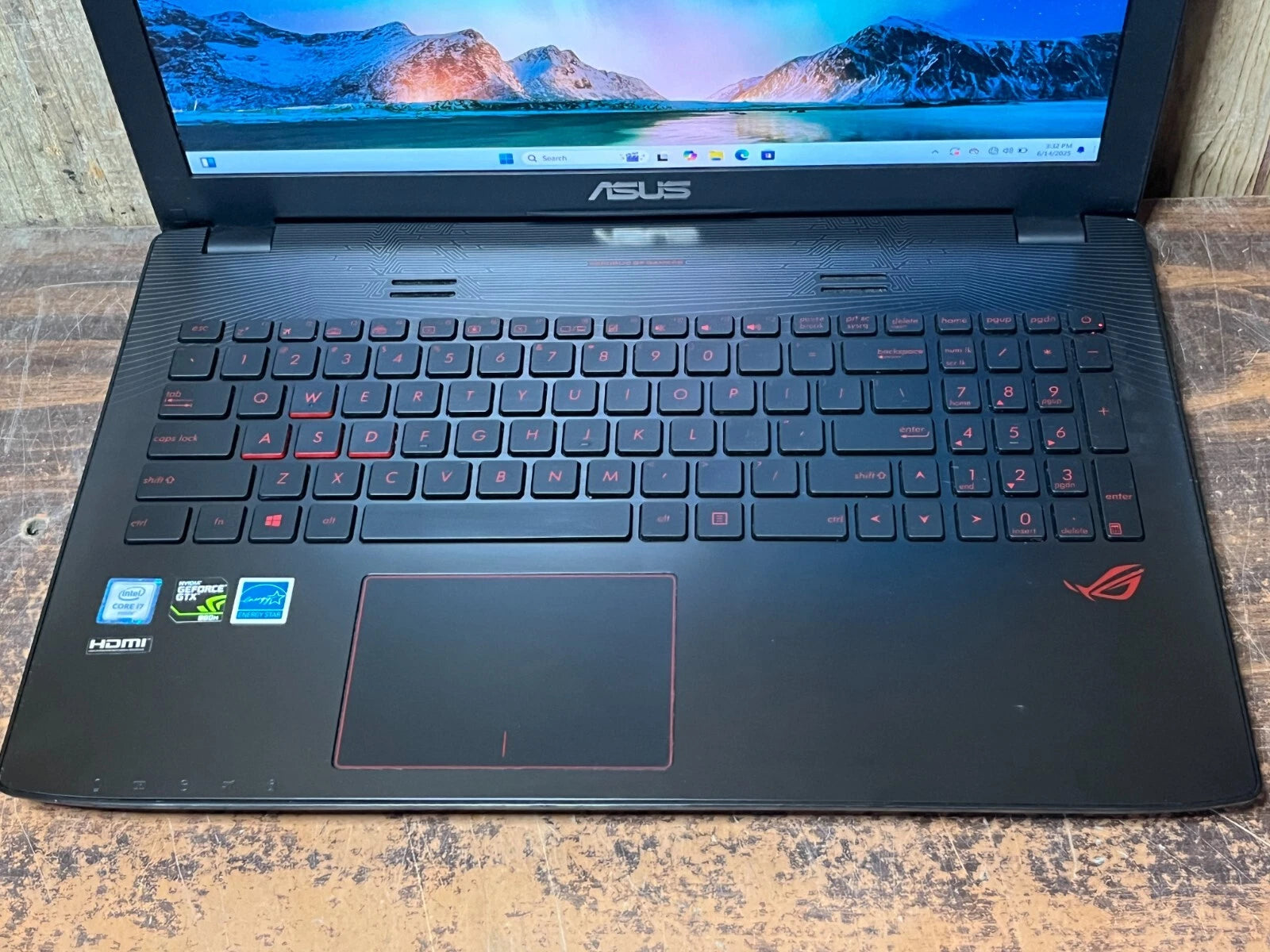 ASUS ROG GL552VW-DH74 Gaming Laptop, 15.6