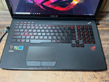 Asus ROG G751J Gaming Laptop, 17.3" Intel i7-4720HQ (32GB RAM, 128GB SSD + 1TB HDD) NVIDIA GEFORCE GTX 970M, BACKLIT KEYS, CD DVD DRIVE, Windows 10 Gaming PC