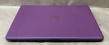 PURPLE HP 15-bs010ds 15.6" Touchscreen Laptop, Intel Pentium N3170 (4GB RAM, 256 SSD) Windows 11, Backlit Keyboard, CD DVD