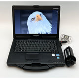 Panasonic Toughbook CF-53 MK3, Rugged, 14″ HD Display, Intel Core i5-3rd Gen @ 2.70 GHz (8GB RAM, 256GB SSD) Windows 10 + Microsoft Office