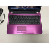 Purple Dell Inspiron 5535 15.6” FHD Laptop, AMD A8-5545M @ 1.7GHz (8GB RAM, 256GB SSD) CD DVD, Windows 10