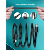 6ft USB-C to USB-C Charger, Type-C, Cable Fast Charging, Strong Wire