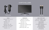 VIOTEK FI32DB 32” 75Hz QHD 1440p Gaming Monitor IPS,  HDMI Mini-DP DisplayPort VGA