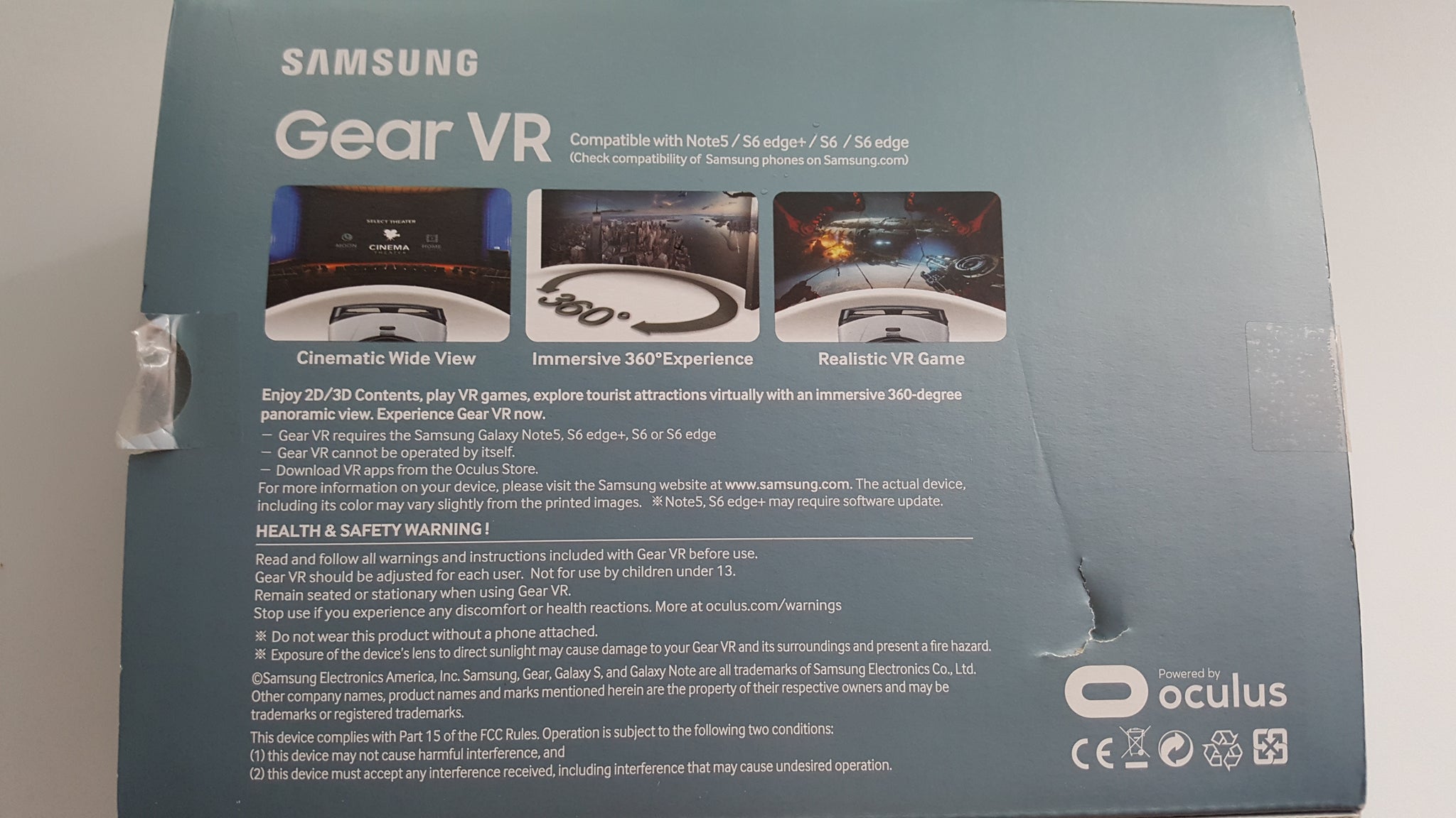 gear vr sm-r325 Samsung Gear VR Oculus 2016 For Samsung Galaxy S7 Galaxy S6 S7 Edge, N – KenDoTronics