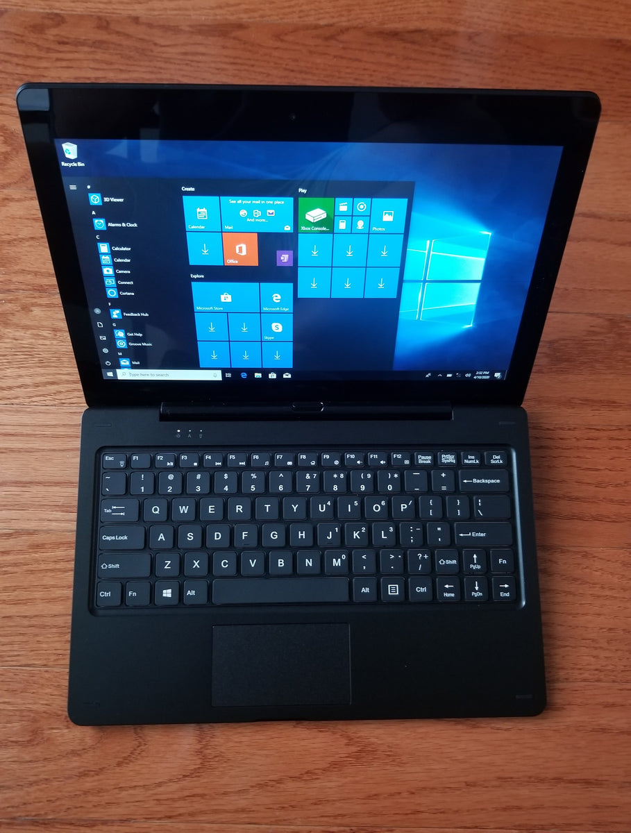 Ematic EWT131BL, 2-IN-1 11.6