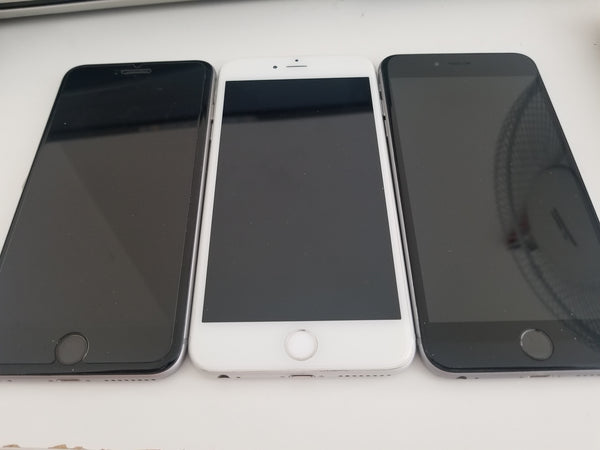 3 Pcs Lot Apple iPhone 6 Plus (64GB) Unlocked Phones UNLOCKED T-Mobile AT&T  Verizon *defect*