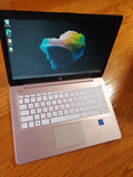 HP Stream 14" Laptop, Intel Celeron N (4GB RAM 64GB SSD) 14-cb172wm, Webcam HDMI Bluetooth Windows 11 - Rose Pink