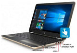 HP Pavilion 15-aw007cy Notebook - AMD A9-9410 APU / 2.90GHz, 6GB DDR4, 1TB HDD, 15.6" Touch, 1366 x 768, WiFi, Bluetooth, Webcam