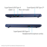 HP Stream 11-ak0010nr 11" Laptop (4GB Ram, 32GB eMMC Drive) Webcam Bluetooth Wi-Fi Windows 10 - Royal Blue