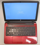 HP Flyer Red 15-F272WM Laptop 15.6", Intel Pentium N3450 @ 2.16 GHz (500GB HDD, 4GB RAM) Windows 10