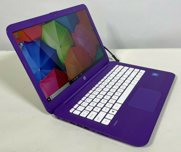 FLAWLESS LIKE deals NEW HP Stream 14in Laptop 4GB/32GB PURPLE Windows 10 Laptop