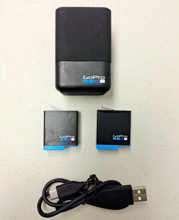 Dual USB Battery Charger For GoPro Hero 5, 6, 7 & 8 Batteries – Wall/Car Charger Combo