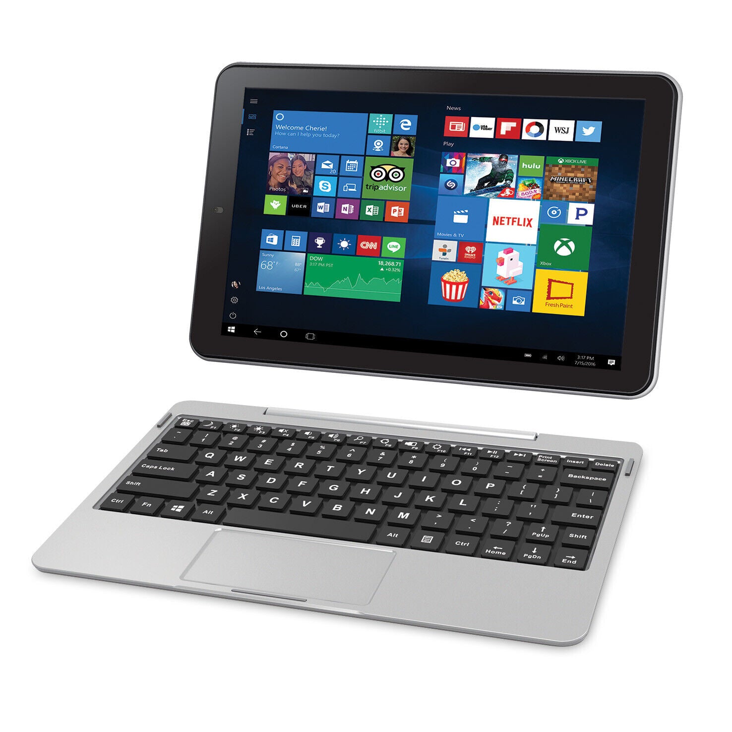 Rca Windows Tablet RCA Cambio 10.1” (2-in-1) 32GB Windows 10 Touchscreen Tablet/Laptop ...