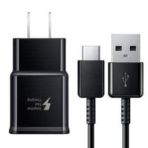 OEM GENUINE Samsung Fast Wall Charger Samsung Galaxy 4FT USB-C Cable - S9+, S10+, Note 10+