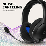 PDP Gaming LVL50 Wireless Stereo Gaming Headset for PS4 w/ Microphone, Noise-cancelling (051-049-NA-LIC) Black