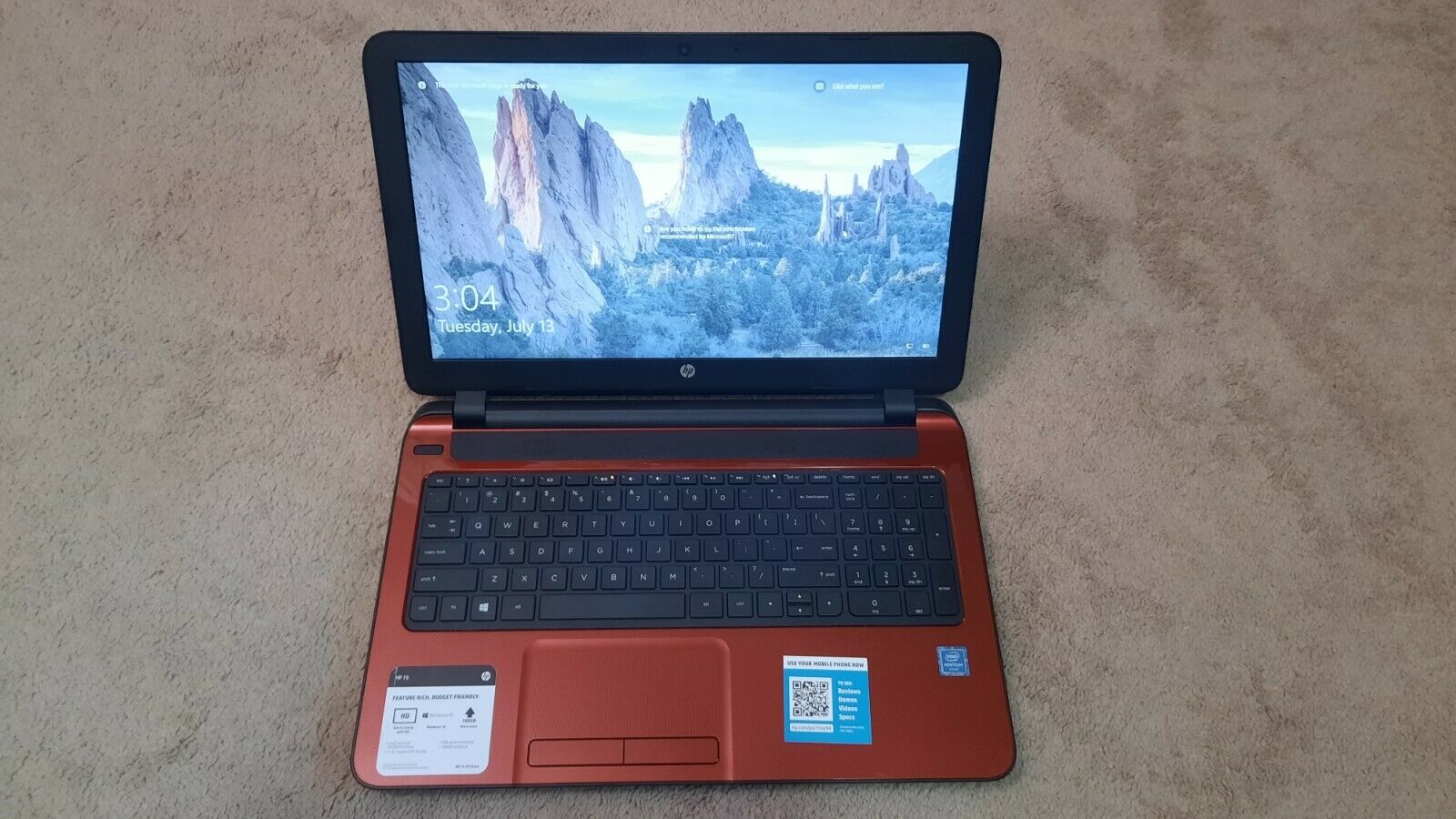 Red offers HP 15-F272WM Laptop 15.6