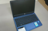HP Stream 11-ak0010nr 11" Laptop (4GB Ram, 32GB eMMC Drive) Webcam Bluetooth Wi-Fi Windows 10 - Royal Blue