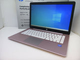 HP Stream 14-cb172wm, 14" Laptop, Intel Celeron N (4GB RAM 64GB STORAGE) Webcam HDMI Bluetooth Windows 10 - Rose Pink