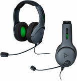 PDP Gaming LVL50 Wired Stereo Gaming Headset for Microsoft Xbox One, w/ Microphone, Noise-cancelling, Gray