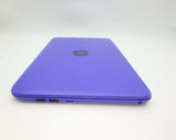 HP Stream 11-y010wm Laptop, 11.6", Intel Celeron N (4GB RAM 32GB eMMC Drive) Windows 10 - Purple