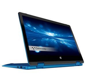 Gateway GWTC116-2BL 11.6" HD Touchscreen Laptop, Intel Celeron N4020 (4GB RAM, 64GB SSD) Windows 10 - Blue, Black