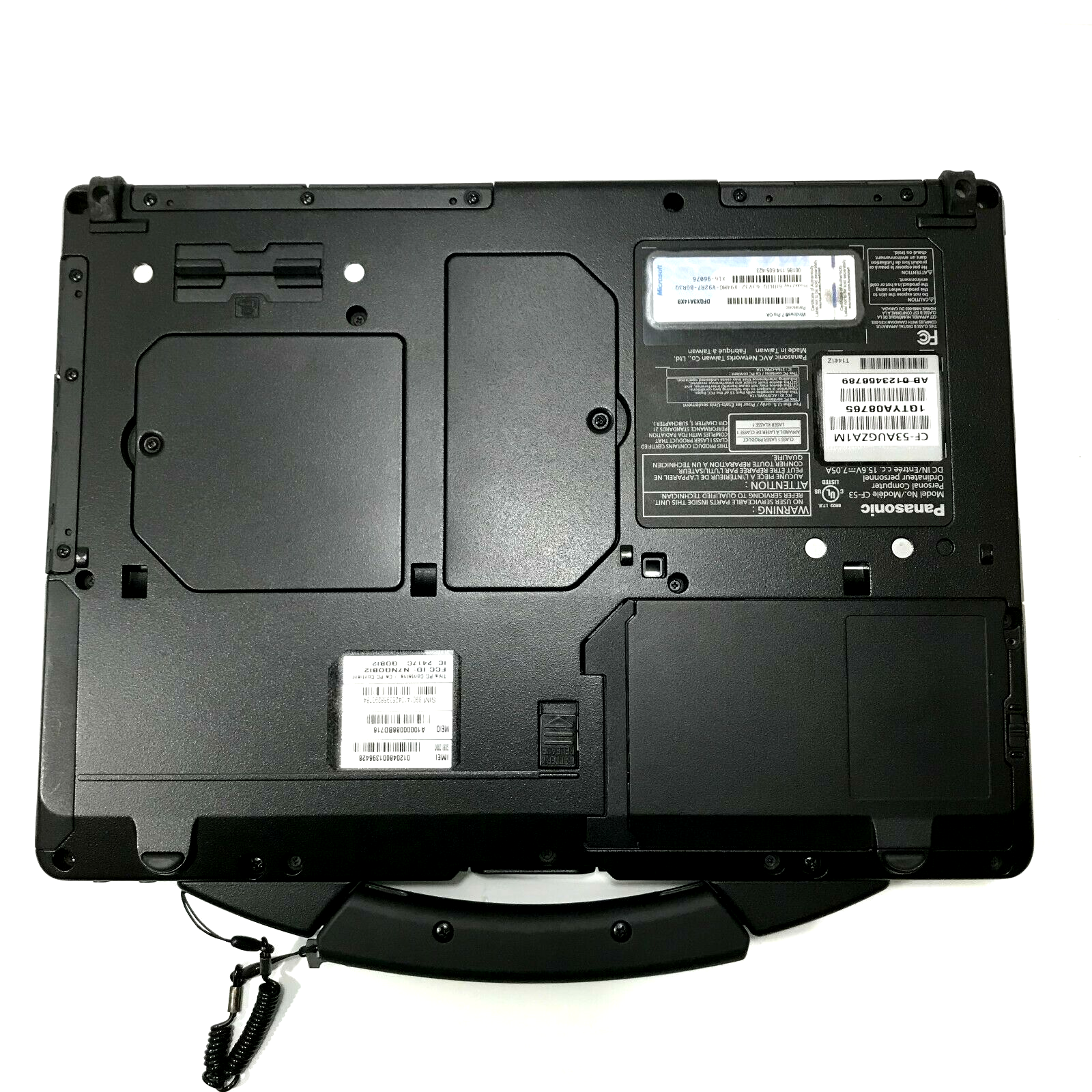 Panasonic Toughbook CF-53 Laptop, Intel Core i5-2520M (8GB RAM